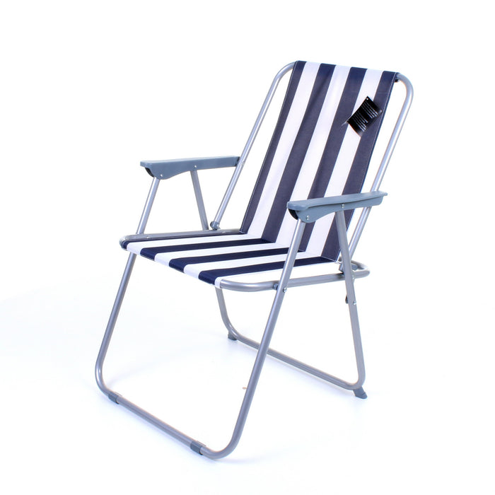 Deck Chair - Blue/White Striped