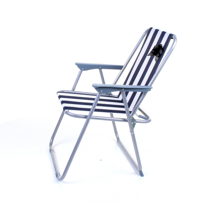 Deck Chair - Blue/White Striped