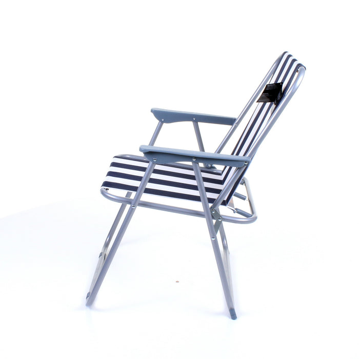 Deck Chair - Blue/White Striped