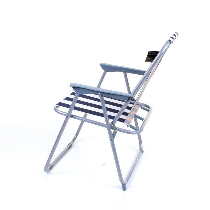 Deck Chair - Blue/White Striped