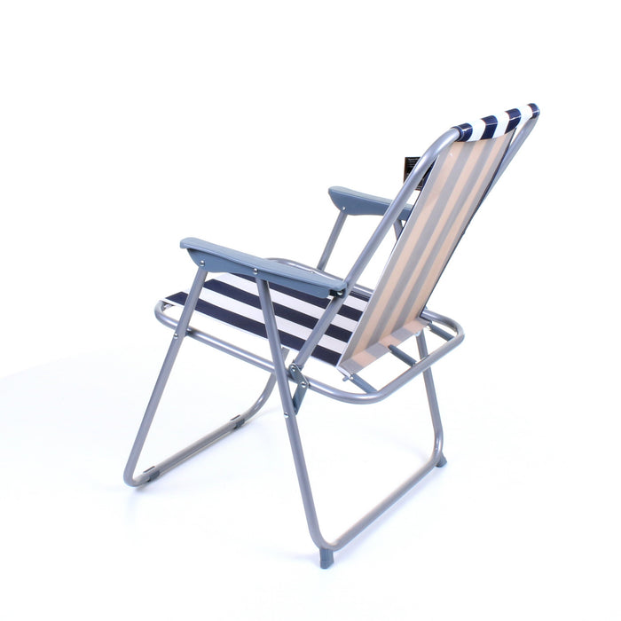 Deck Chair - Blue/White Striped