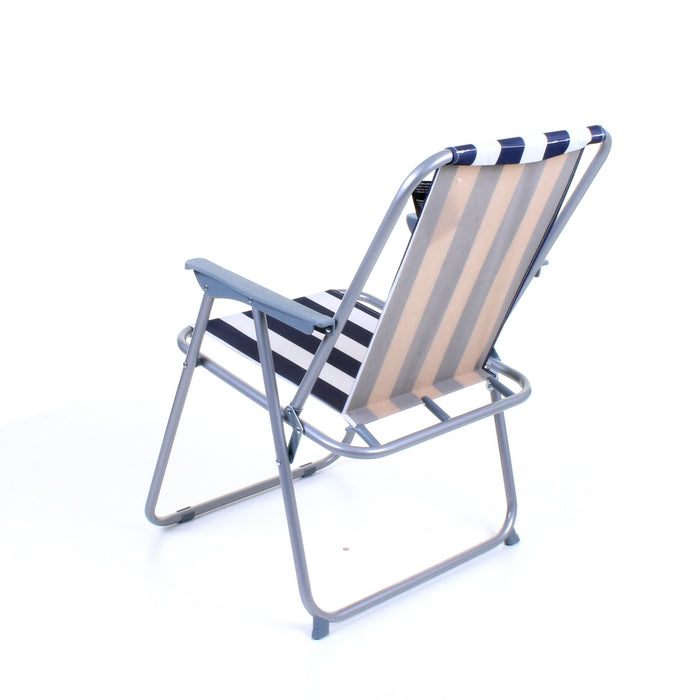 Deck Chair - Blue/White Striped