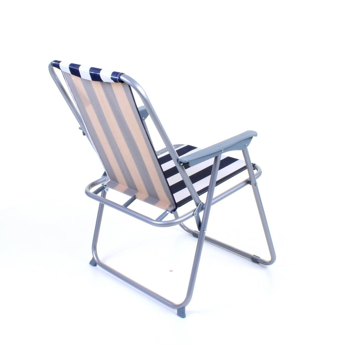 Deck Chair - Blue/White Striped