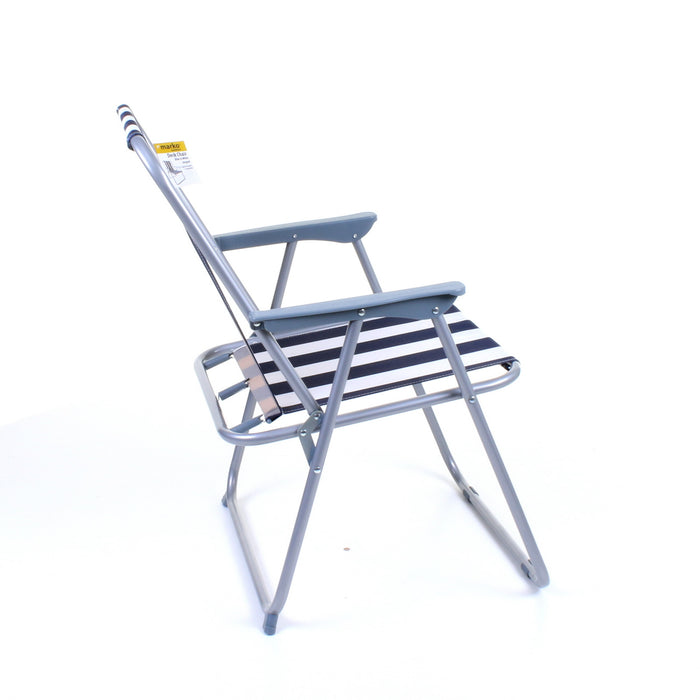 Deck Chair - Blue/White Striped