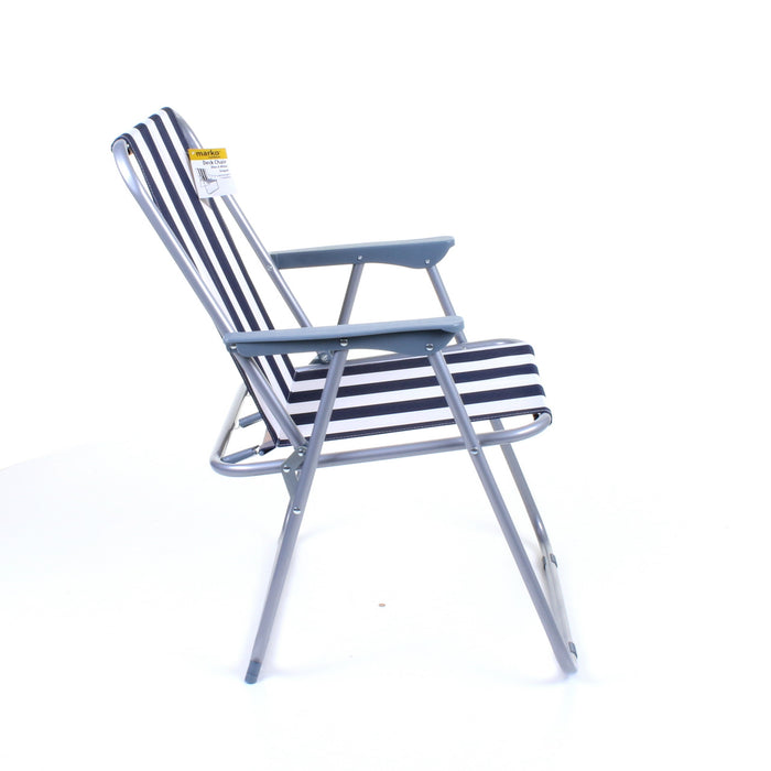 Deck Chair - Blue/White Striped