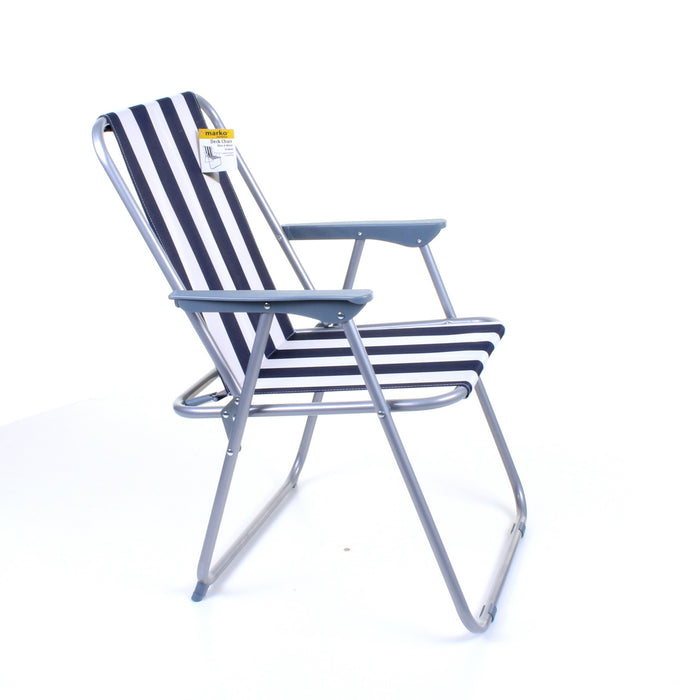 Deck Chair - Blue/White Striped