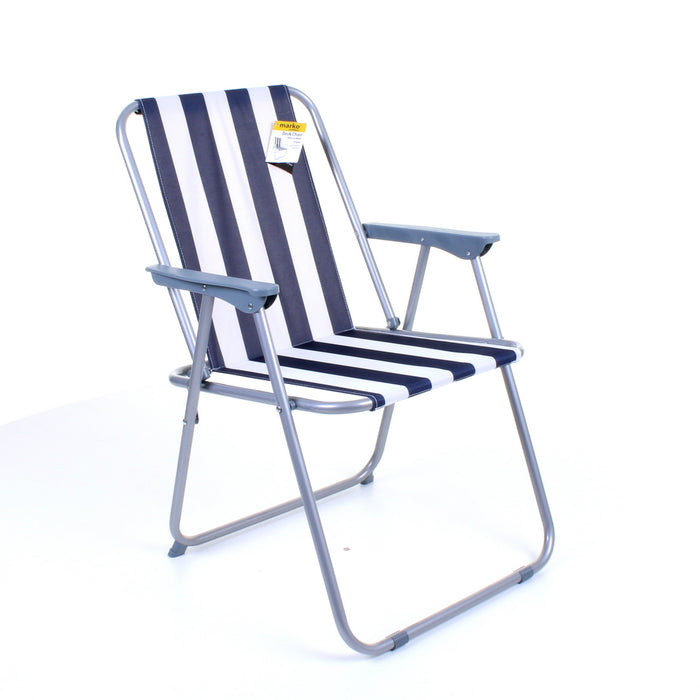 Deck Chair - Blue/White Striped
