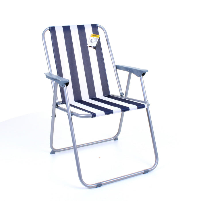 Deck Chair - Blue/White Striped
