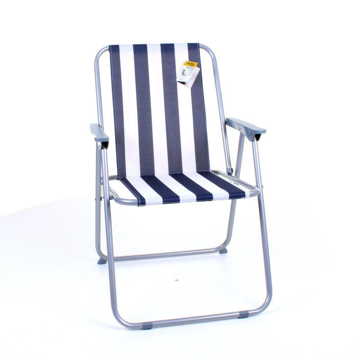 Deck Chair - Blue/White Striped