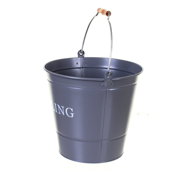 Grey Kindling Bucket