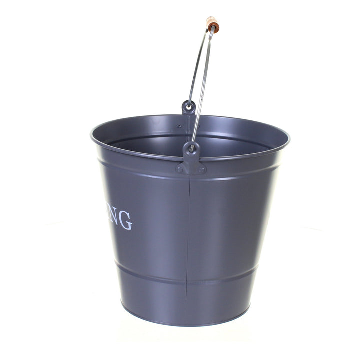 Grey Kindling Bucket