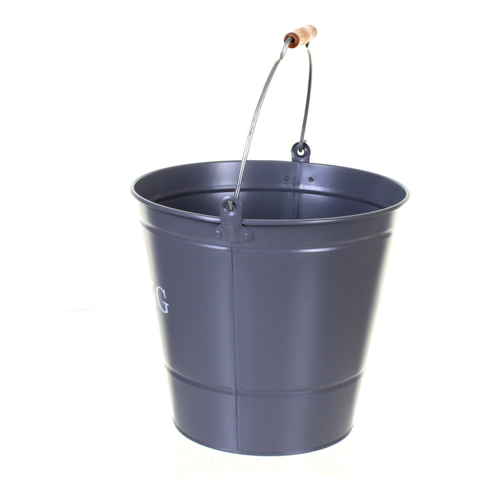 Grey Kindling Bucket