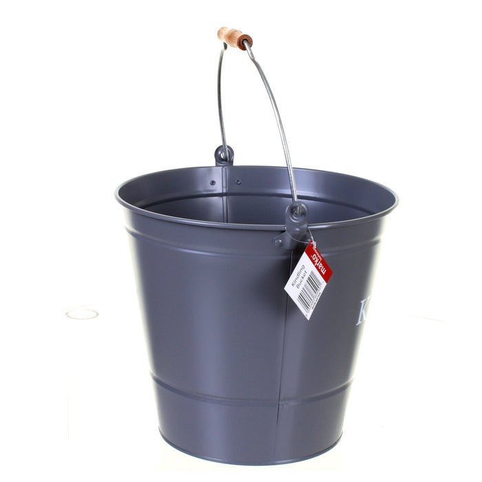 Grey Kindling Bucket