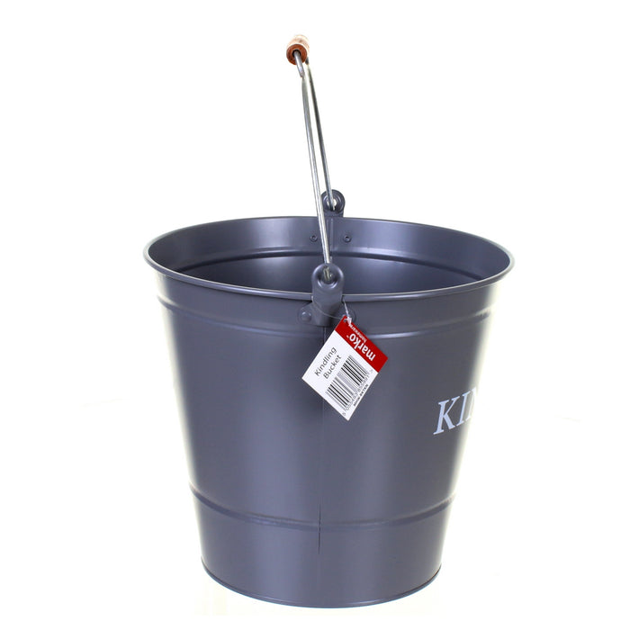Grey Kindling Bucket