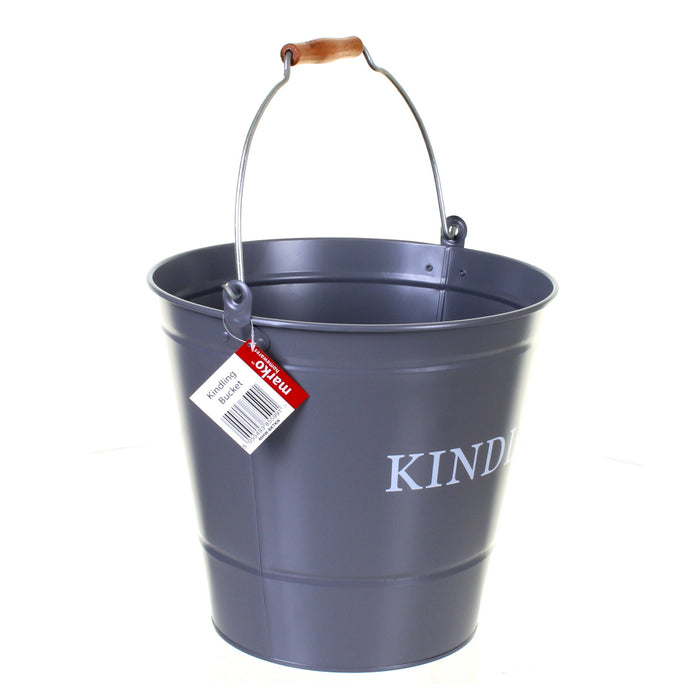 Grey Kindling Bucket