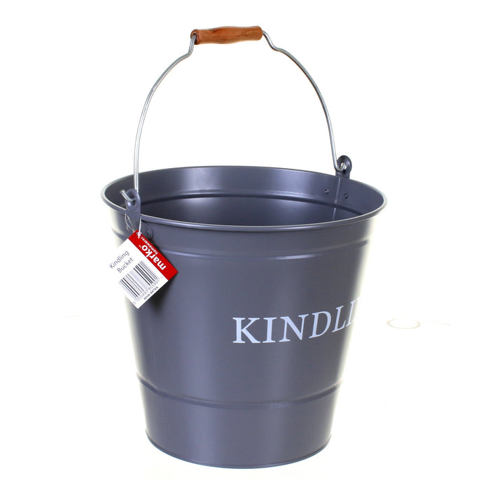 Grey Kindling Bucket