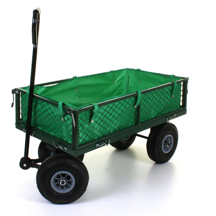 Mesh Garden Cart with Lining