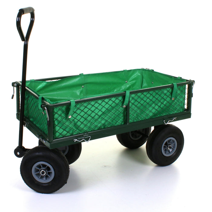 Mesh Garden Cart with Lining