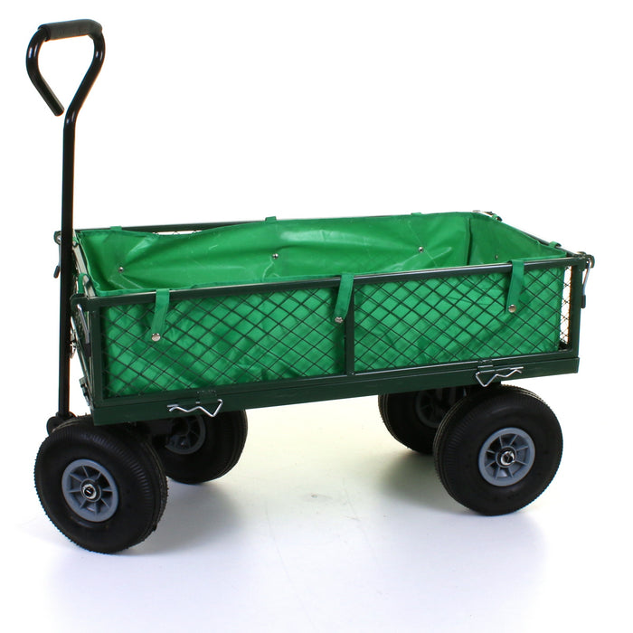 Mesh Garden Cart with Lining