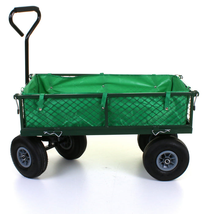 Mesh Garden Cart with Lining