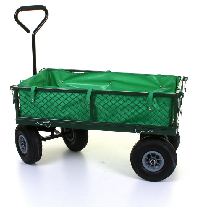 Mesh Garden Cart with Lining