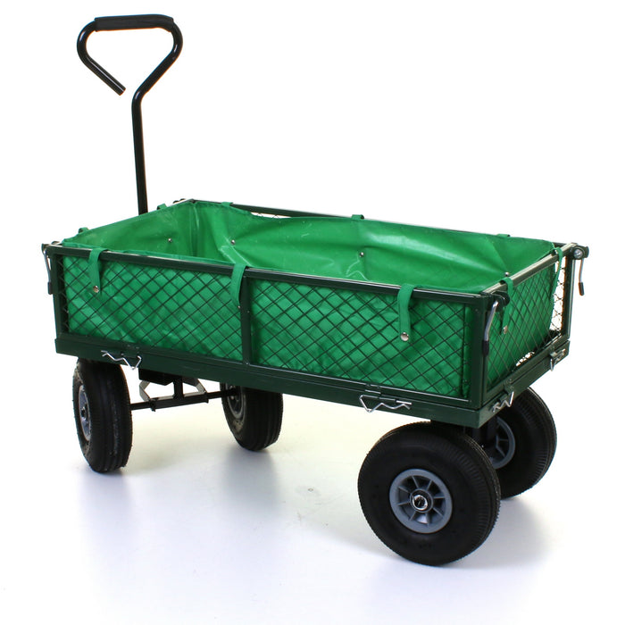 Mesh Garden Cart with Lining