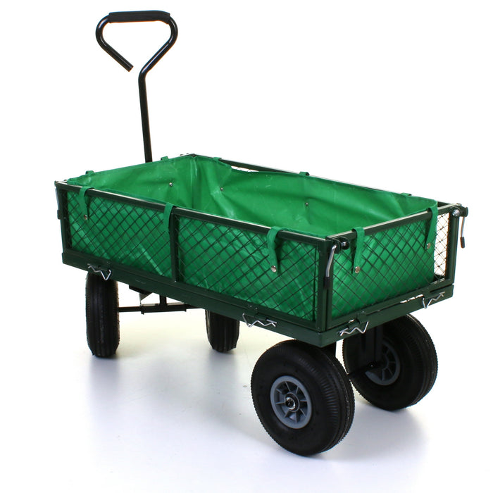 Mesh Garden Cart with Lining
