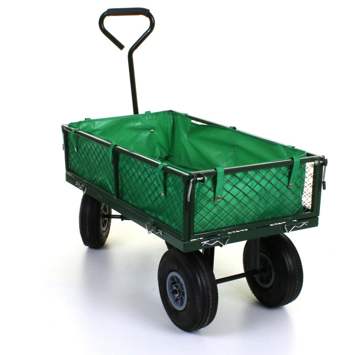 Mesh Garden Cart with Lining