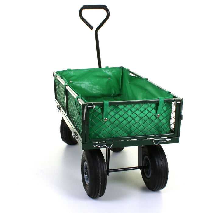 Mesh Garden Cart with Lining