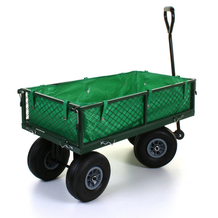 Mesh Garden Cart with Lining
