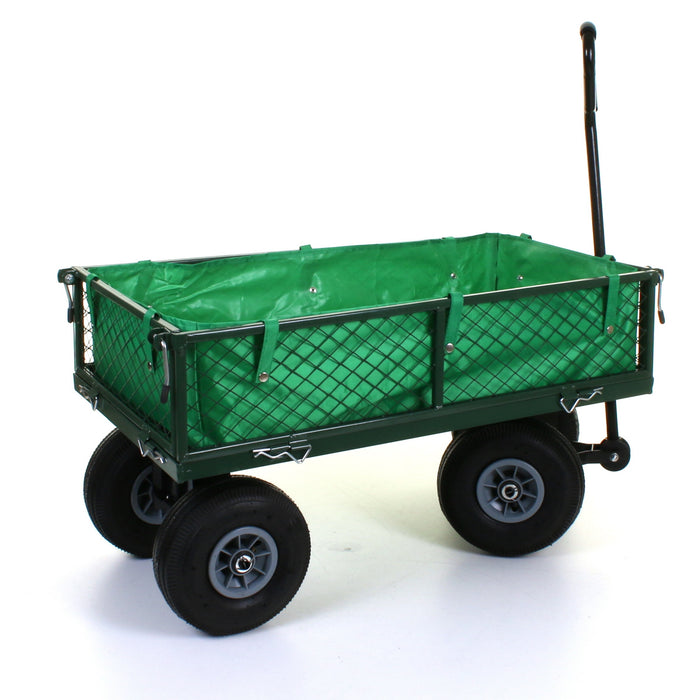 Mesh Garden Cart with Lining