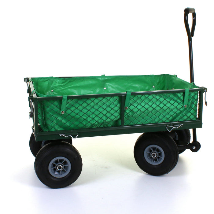 Mesh Garden Cart with Lining