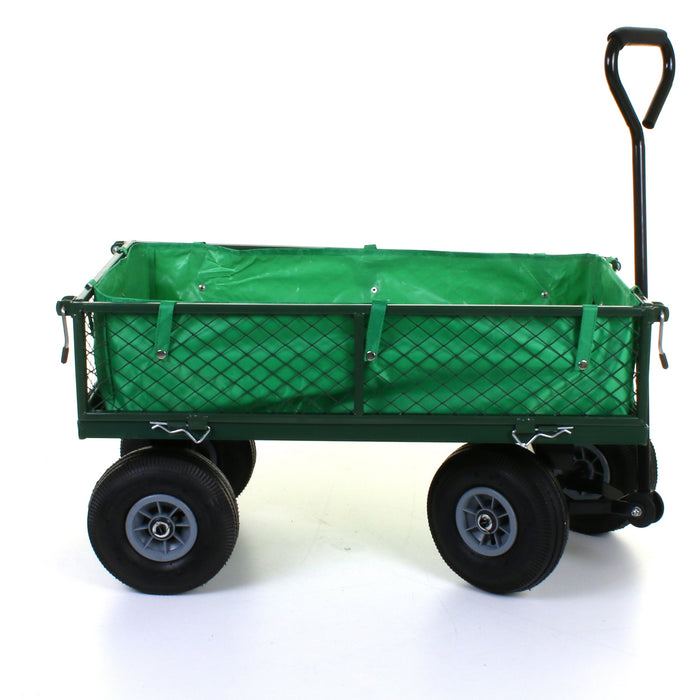 Mesh Garden Cart with Lining