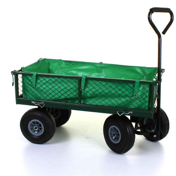 Mesh Garden Cart with Lining