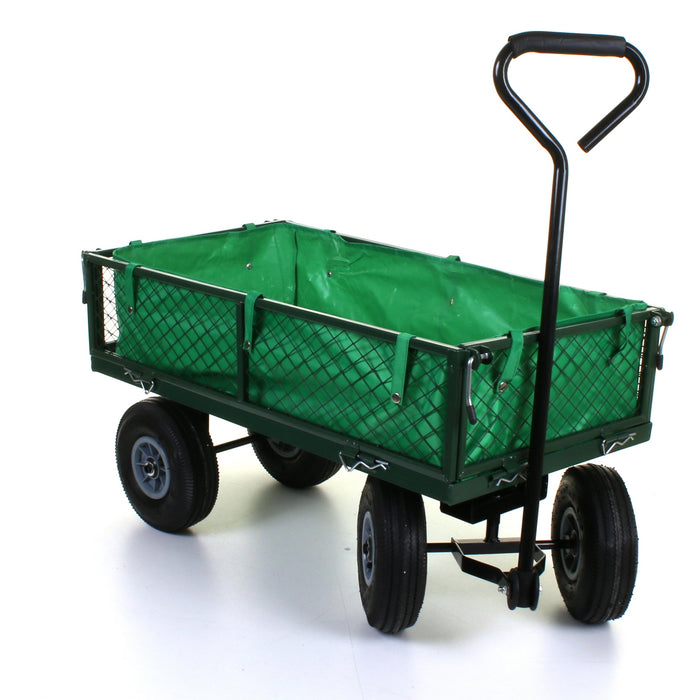 Mesh Garden Cart with Lining