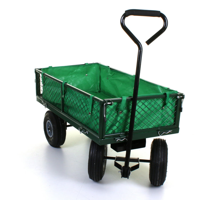 Mesh Garden Cart with Lining