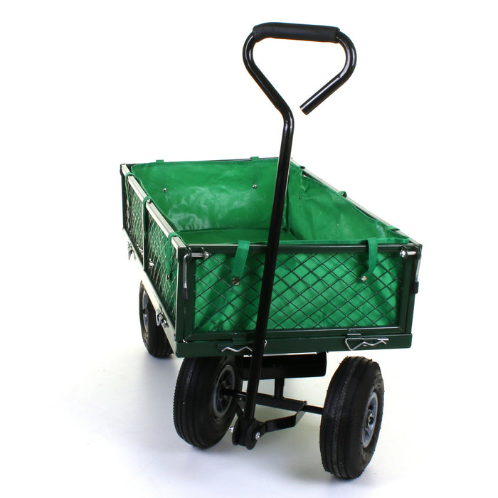 Mesh Garden Cart with Lining