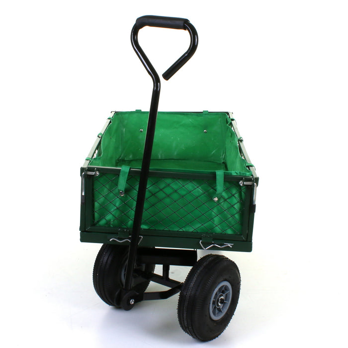 Mesh Garden Cart with Lining