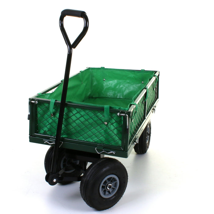 Mesh Garden Cart with Lining