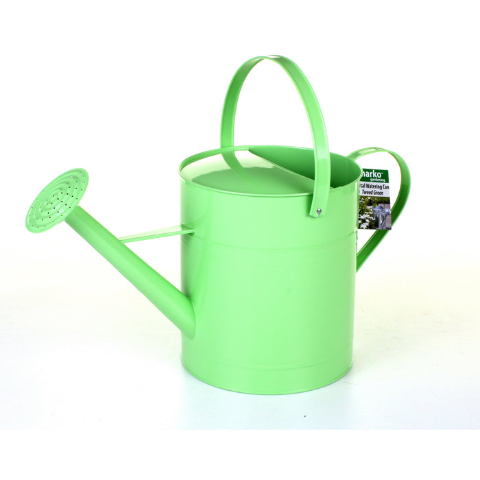 9L Metal Watering Can - Tweed Green