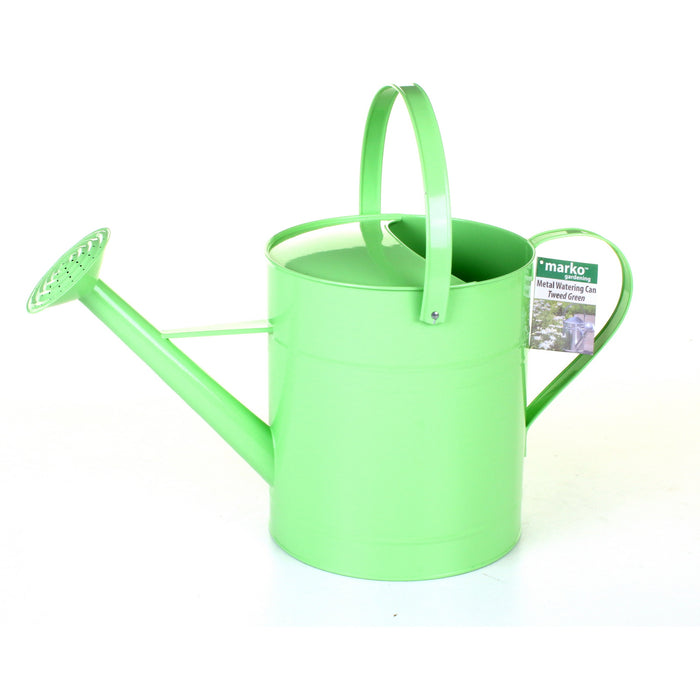 9L Metal Watering Can - Tweed Green