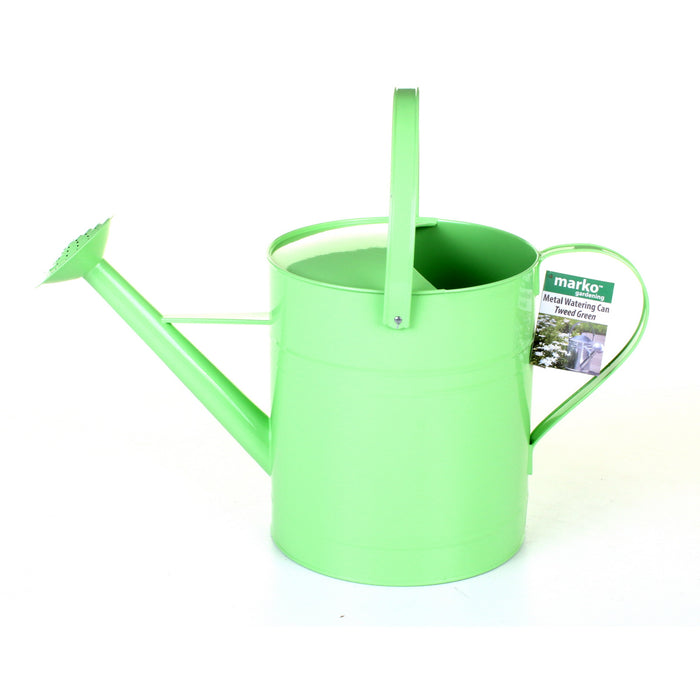 9L Metal Watering Can - Tweed Green