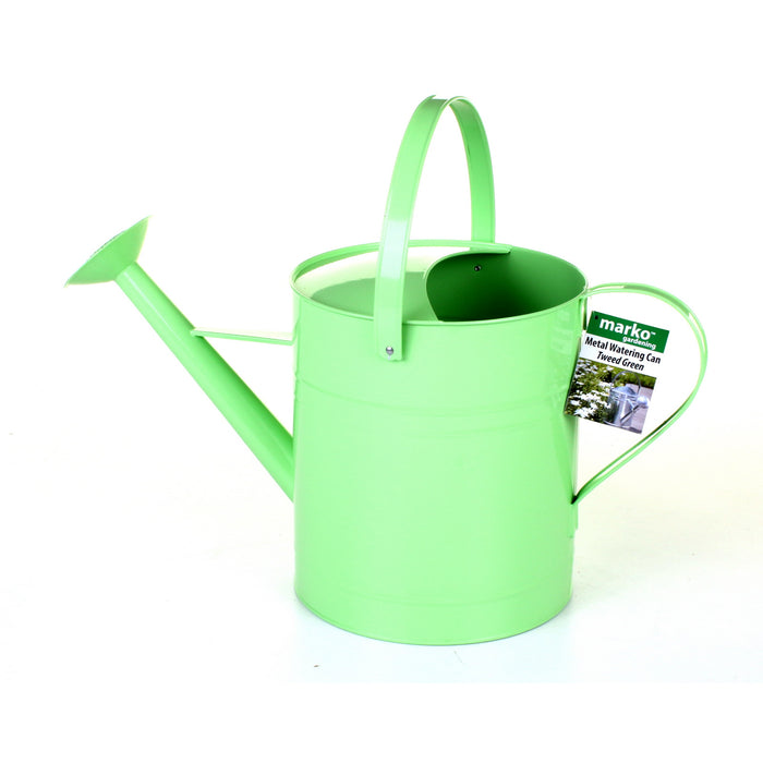 9L Metal Watering Can - Tweed Green