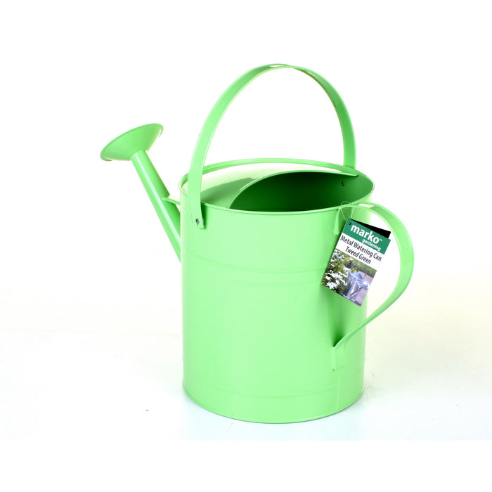 9L Metal Watering Can - Tweed Green