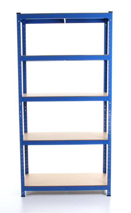 1.8M 5 Tier Metal Shelving Unit - Blue