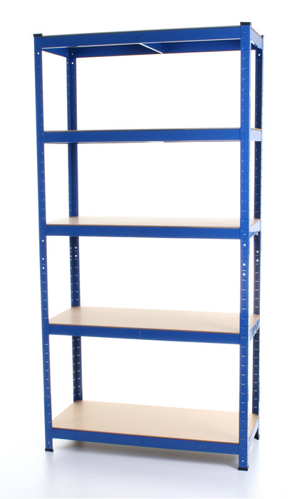 1.8M 5 Tier Metal Shelving Unit - Blue