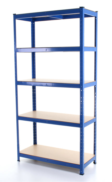 1.8M 5 Tier Metal Shelving Unit - Blue