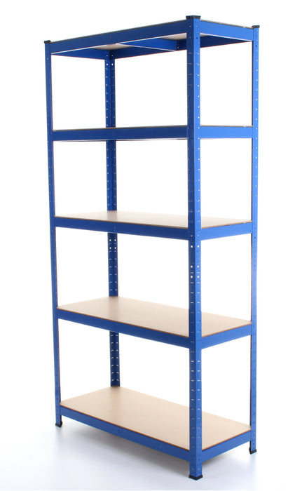 1.8M 5 Tier Metal Shelving Unit - Blue