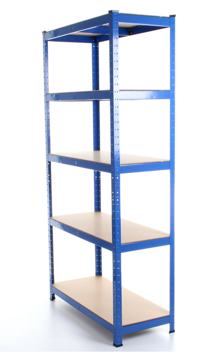 1.8M 5 Tier Metal Shelving Unit - Blue