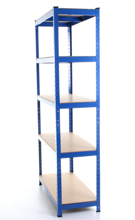 1.8M 5 Tier Metal Shelving Unit - Blue